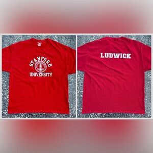 Stanford University ‘Ludwick’ T-Shirt By Champion Size XL EUC